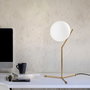 Opviq Luminar - 14161 Lámpara de mesa de cuerpo metálico negro